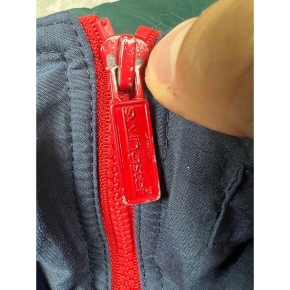 Vintage Coors Light Full Zip Windbreaker Jacket Size XL Swingster Blue - Picture 6 of 9